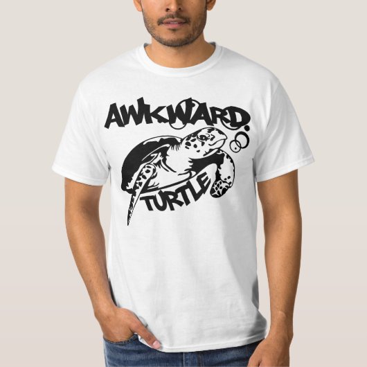 Awkward Turtle T shirt (Voorkant)