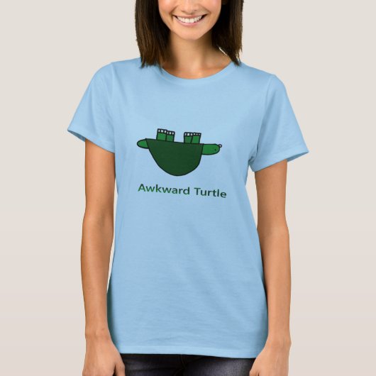 Awkward Turtle T-shirt (Voorkant)