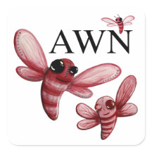 AWN Classic Logo Stickers