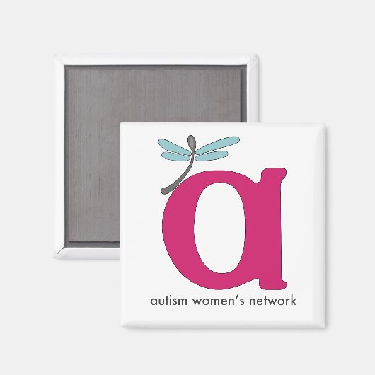 AWN nieuwe logo magneet (Voorkant / Achterkant)