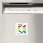 AWN Rainbow Pride Logo Magnet (Insitu (Vaatwasser))