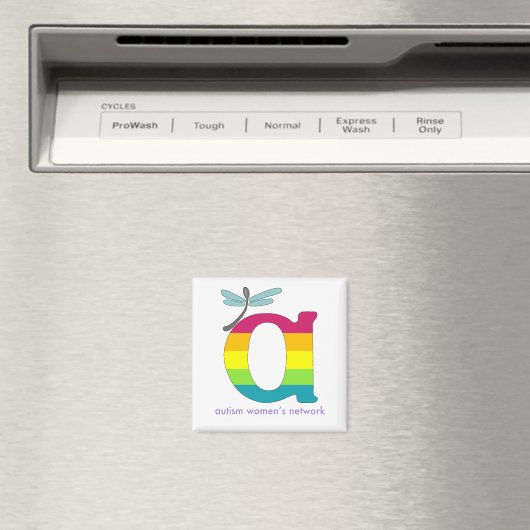AWN Rainbow Pride Logo Magnet (Insitu (Vaatwasser))