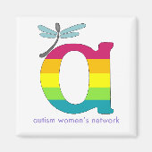 AWN Rainbow Pride Logo Magnet (Voorkant)