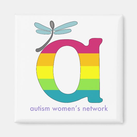AWN Rainbow Pride Logo Magnet (Voorkant)