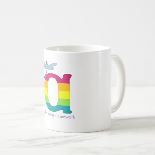 AWN Rainbow Pride Logo Mok (Voorkant rechts)