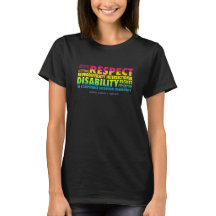 AWN Rainbow Pride Word Cloud T-shirt