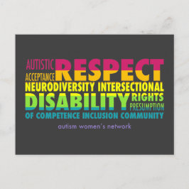 AWN-regenboogpride Briefkaart