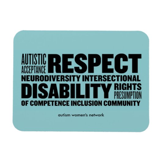 AWN woord cloud flexi-magneet Magneet (Horizontaal)