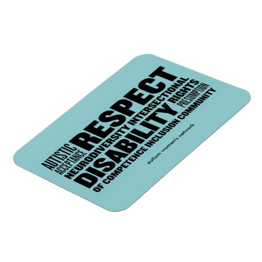 AWN woord cloud flexi-magneet Magneet (Linkerzijde)