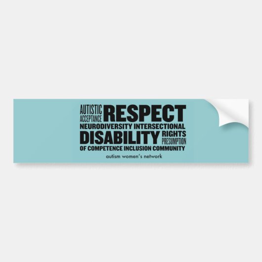 AWN Woordwolk Bumpersticker (Voorkant)