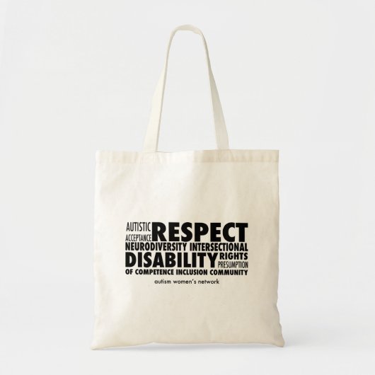 AWN Word Cloud Bag Tote Bag (Voorkant)