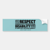 AWN Word Cloud Bumpersticker (Voorkant)