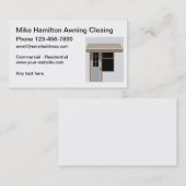Awning Cleaning Service New Business Cards Visitekaartje (Voorkant / Achterkant)