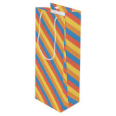 Awning Wine Gift Bag Wijn Cadeautas (Voorkant Gekanteld)