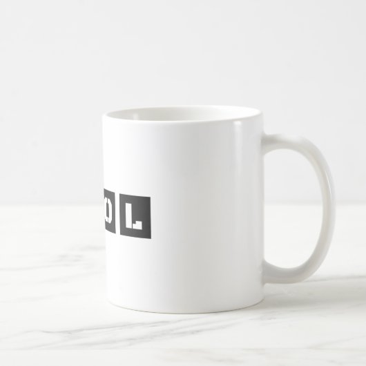 AWOL Grappig Militair Label Labels Gag Gift Mok (Rechts)