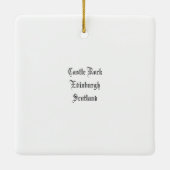 aWorld2Celebrate: Edinburgh, Scotland Keramisch Ornament (Achterkant)