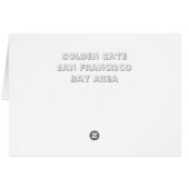 aWorld2Celebrate: Golden Gate, San Francisco (Achterkant Horizontaal)