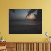 aWorld2Celebrate: GOODNIGHT TULUM MOON Canvas Afdruk (Insitu (Woonkamer))