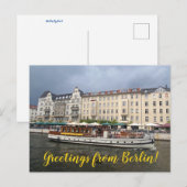 aWorld2Celebrate: Groeten uit Berlijn! Briefkaart (Voorkant / Achterkant)