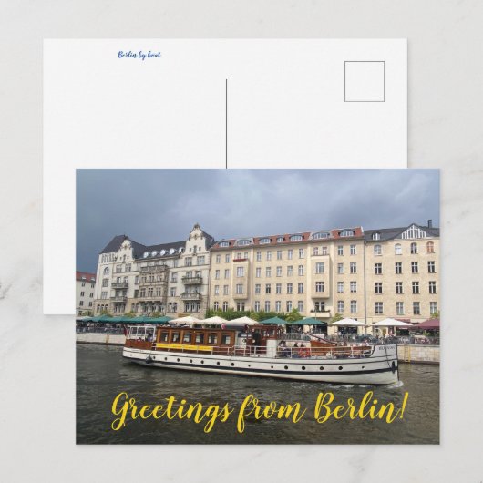 aWorld2Celebrate: Groeten uit Berlijn! Briefkaart (Voorkant / Achterkant)