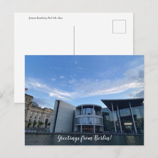 aWorld2Celebrate: Groeten uit Berlijn! Briefkaart (Voorkant / Achterkant)