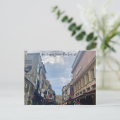 aWorld2Celebrate: Groeten uit Boekarest! Briefkaart (Staand voorkant)