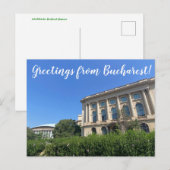 aWorld2Celebrate: Groeten uit Boekarest! Briefkaart (Voorkant / Achterkant)