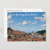aWorld2Celebrate: Groeten uit Brasov! Briefkaart (Voorkant / Achterkant)