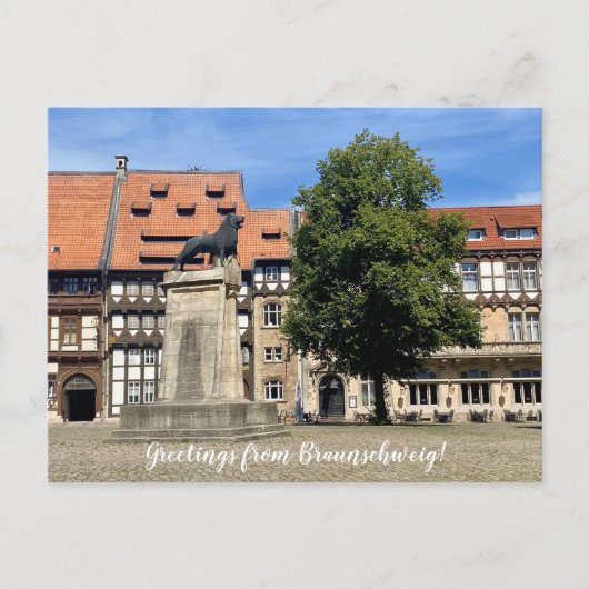 aWorld2Celebrate: Groeten uit Braunschweig! Briefkaart (Voorkant)