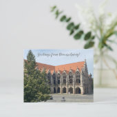 aWorld2Celebrate: Groeten uit Braunschweig! Briefkaart (Staand voorkant)
