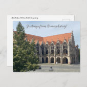aWorld2Celebrate: Groeten uit Braunschweig! Briefkaart (Voorkant / Achterkant)