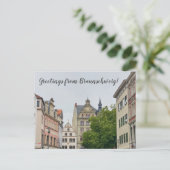 aWorld2Celebrate: Groeten uit Braunschweig! Briefkaart (Staand voorkant)