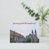 aWorld2Celebrate: Groeten uit Braunschweig! Briefkaart (Staand voorkant)