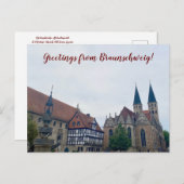 aWorld2Celebrate: Groeten uit Braunschweig! Briefkaart (Voorkant / Achterkant)