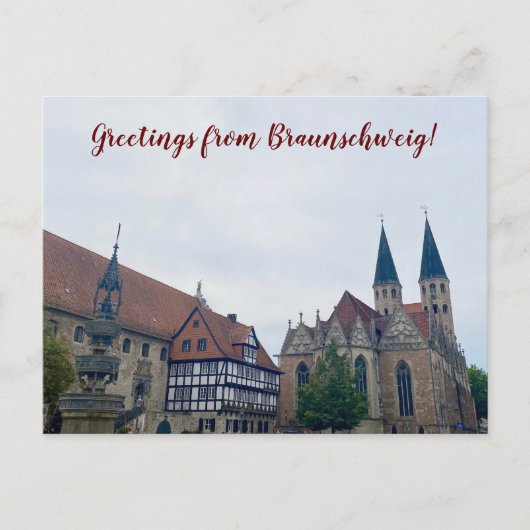 aWorld2Celebrate: Groeten uit Braunschweig! Briefkaart (Voorkant)