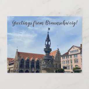 aWorld2Celebrate: Groeten uit Braunschweig! Briefkaart