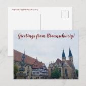 aWorld2Celebrate: Groeten uit Braunschweig! Briefkaart (Voorkant / Achterkant)