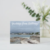 aWorld2Celebrate: Groeten uit Bretagne! Briefkaart (Staand voorkant)
