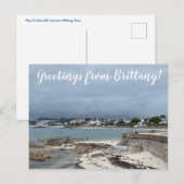 aWorld2Celebrate: Groeten uit Bretagne! Briefkaart (Voorkant / Achterkant)