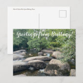 aWorld2Celebrate: Groeten uit Bretagne! Briefkaart (Voorkant / Achterkant)