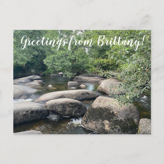 aWorld2Celebrate: Groeten uit Bretagne! Briefkaart (Voorkant)