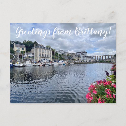 aWorld2Celebrate: Groeten uit Bretagne! Briefkaart (Voorkant)