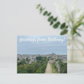 aWorld2Celebrate: Groeten uit Bretagne! Briefkaart (Staand voorkant)