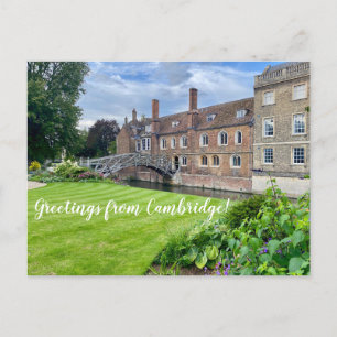 aWorld2Celebrate: Groeten uit Cambridge! Briefkaart