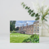 aWorld2Celebrate: Groeten uit Cambridge! Briefkaart (Staand voorkant)