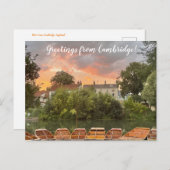 aWorld2Celebrate: Groeten uit Cambridge! Briefkaart (Voorkant / Achterkant)