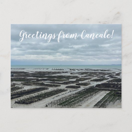 aWorld2Celebrate: Groeten uit Cancale! Briefkaart (Voorkant)
