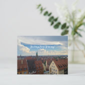 aWorld2Celebrate: Groeten uit Duitsland! Briefkaart (Staand voorkant)