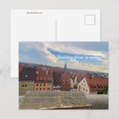 aWorld2Celebrate: Groeten uit Duitsland! Briefkaart (Voorkant / Achterkant)