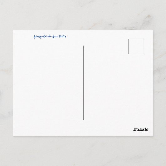 aWorld2Celebrate: Groeten uit Duitsland! Briefkaart (Achterkant)